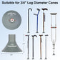 Cane Tip Replacement, 3/4 Inch