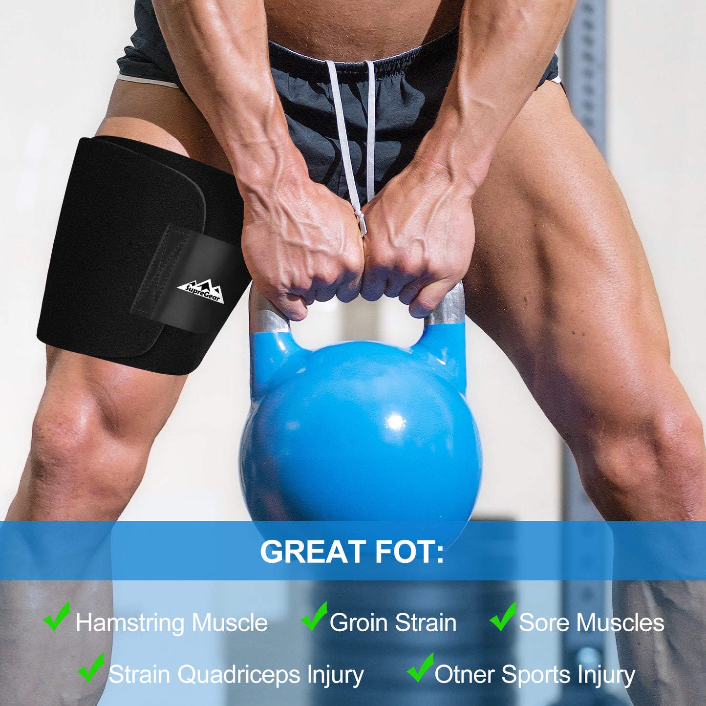 Groin Wrap Thigh Brace for Women Men Hip
