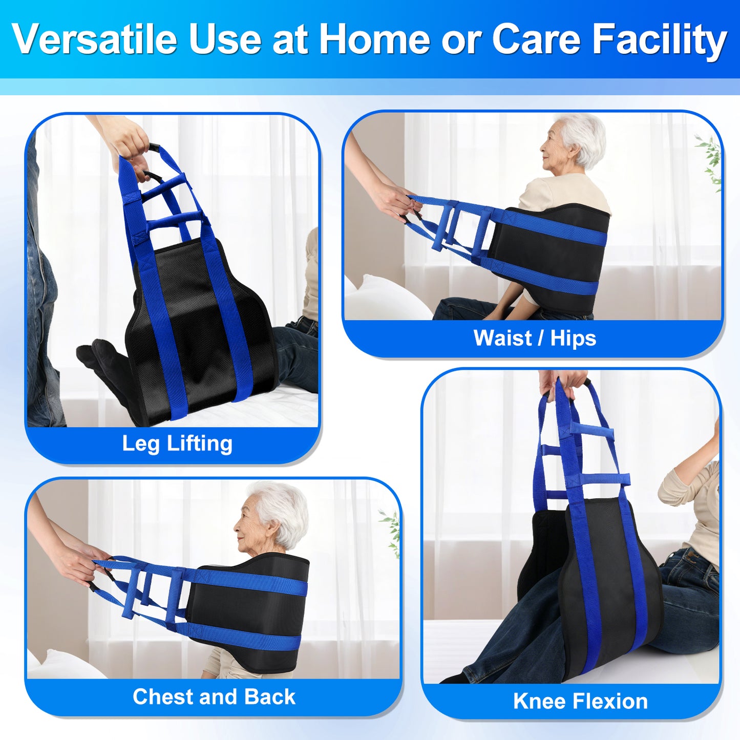 Transfer Sling 35" – Lift Assist Gait Belt for Seniors & Disabled