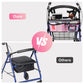 Large Capacity Rollator Basket