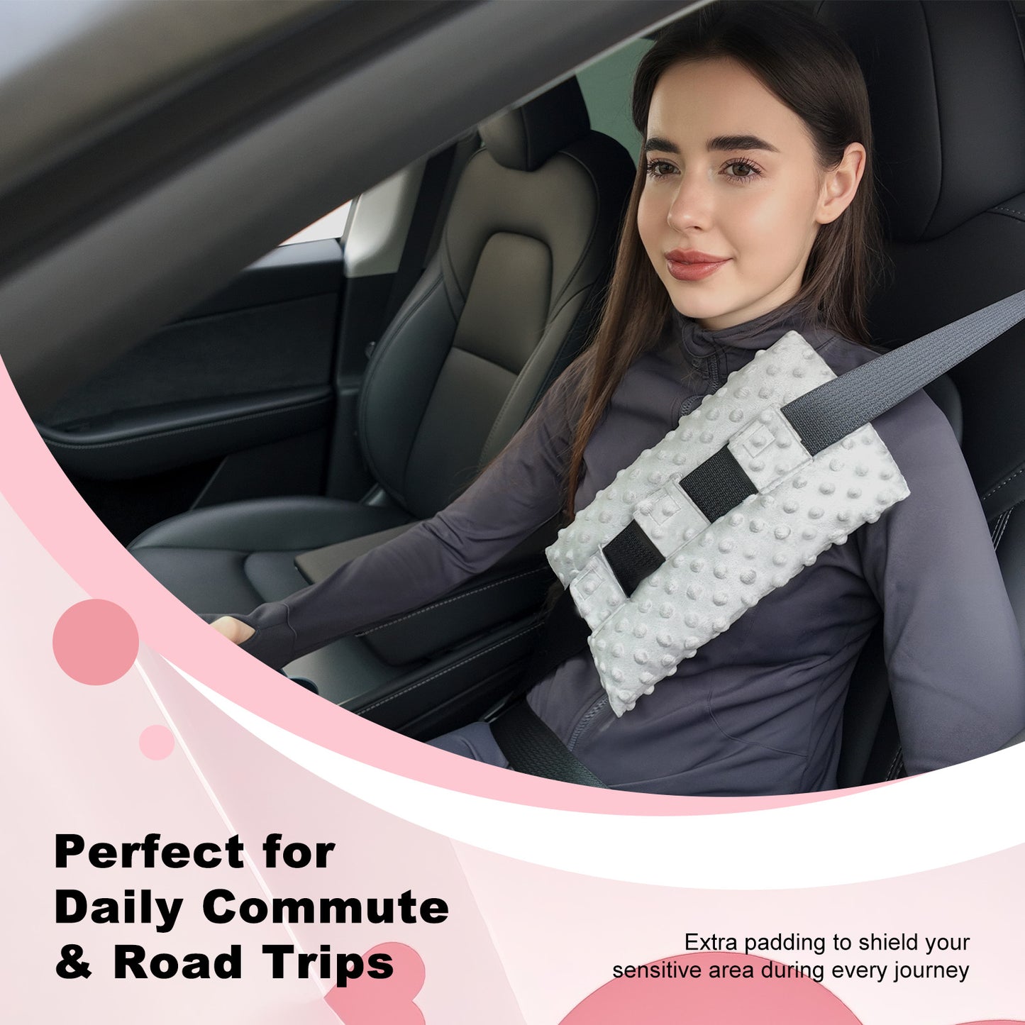 Chest Seatbelt Pillow – Soft Comfort Cushion for Travel