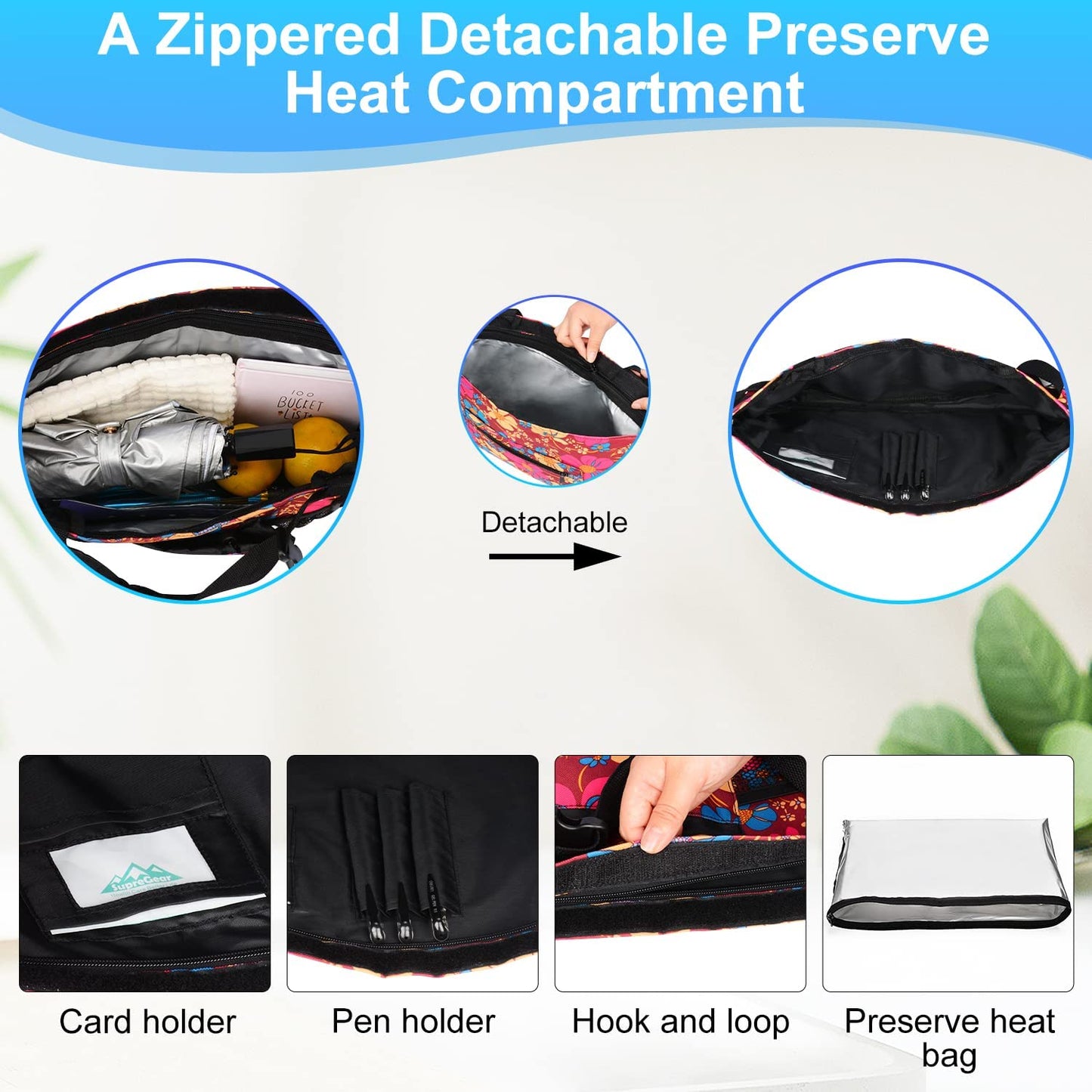 Convenient Walker Bag with Multiple Pockets