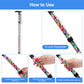 5-Level Adjustable Height Walking Stick Folding Cane