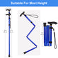 5-Level Adjustable Height Walking Stick Folding Cane