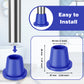 4-Pack Non-Slip Shower Chair Feet