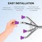 4pcs Quad Rubber Cane Tip