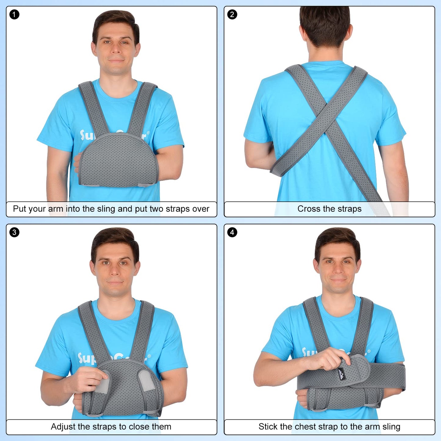 Arm Sling Shoulder Immobilizer Support Brace