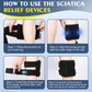 Sciatica Relief Knee Brace with Adjustable Compression Pads