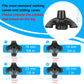 4 Point Self Standing Quad Support Rubber Replacement Cane Tip