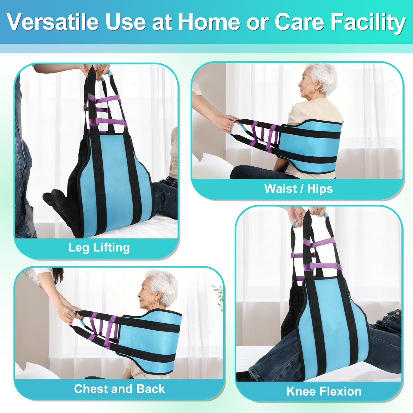Transfer Sling 35" – Lift Assist Gait Belt for Seniors & Disabled