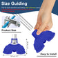 Self-Standing Cane Tip, 3/4 Inch Quad Rubber Base