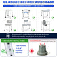 1 Inch Shower Chair Replacement Feet 4-Pack, Non-Slip Suction Rubber Tips for Bath Chairs