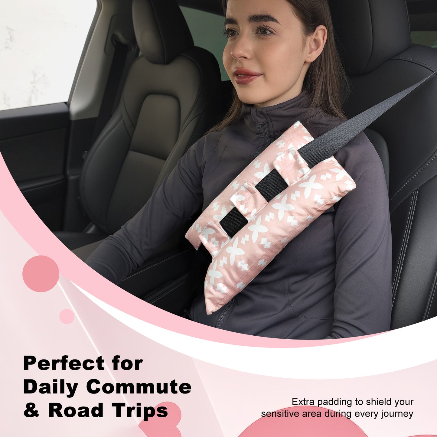 Chest Seatbelt Pillow – Soft Comfort Cushion for Travel