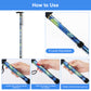 5-Level Adjustable Height Walking Stick Folding Cane