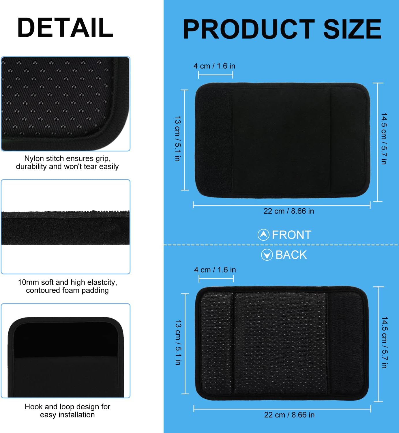 2-Pack Hand Grips Cover Hand Pads