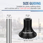 Anti Slip Cane Tip Replacement, Wide Base for Stability and Grip