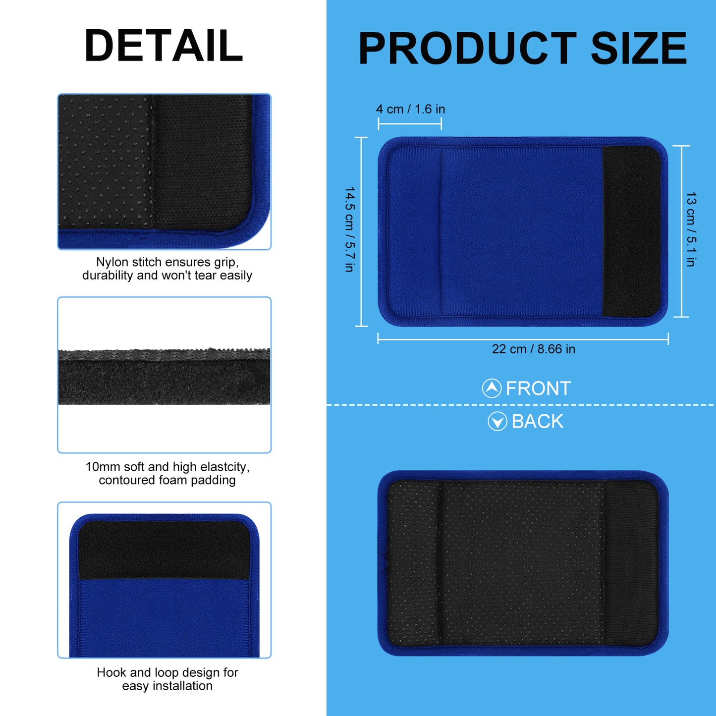 2-Pack Hand Grips Cover Hand Pads