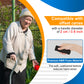 Non-Slip Foam Cane Grips, 4-Pack