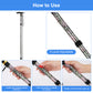 5-Level Adjustable Height Walking Stick Folding Cane