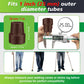 1 Inch Replacement Cane Tips Anti Slip Rubber with Metal Insert