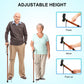 5-Level Folding Cane with T Handle