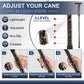 Folding Cane Adjustable Walking Stick Lightweight Travel Cane with T Handle