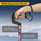 Foldable Adjustable Walking Cane with Offset Ergonomic Handle & All-Terrain Tip