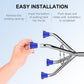 4pcs Quad Rubber Cane Tip