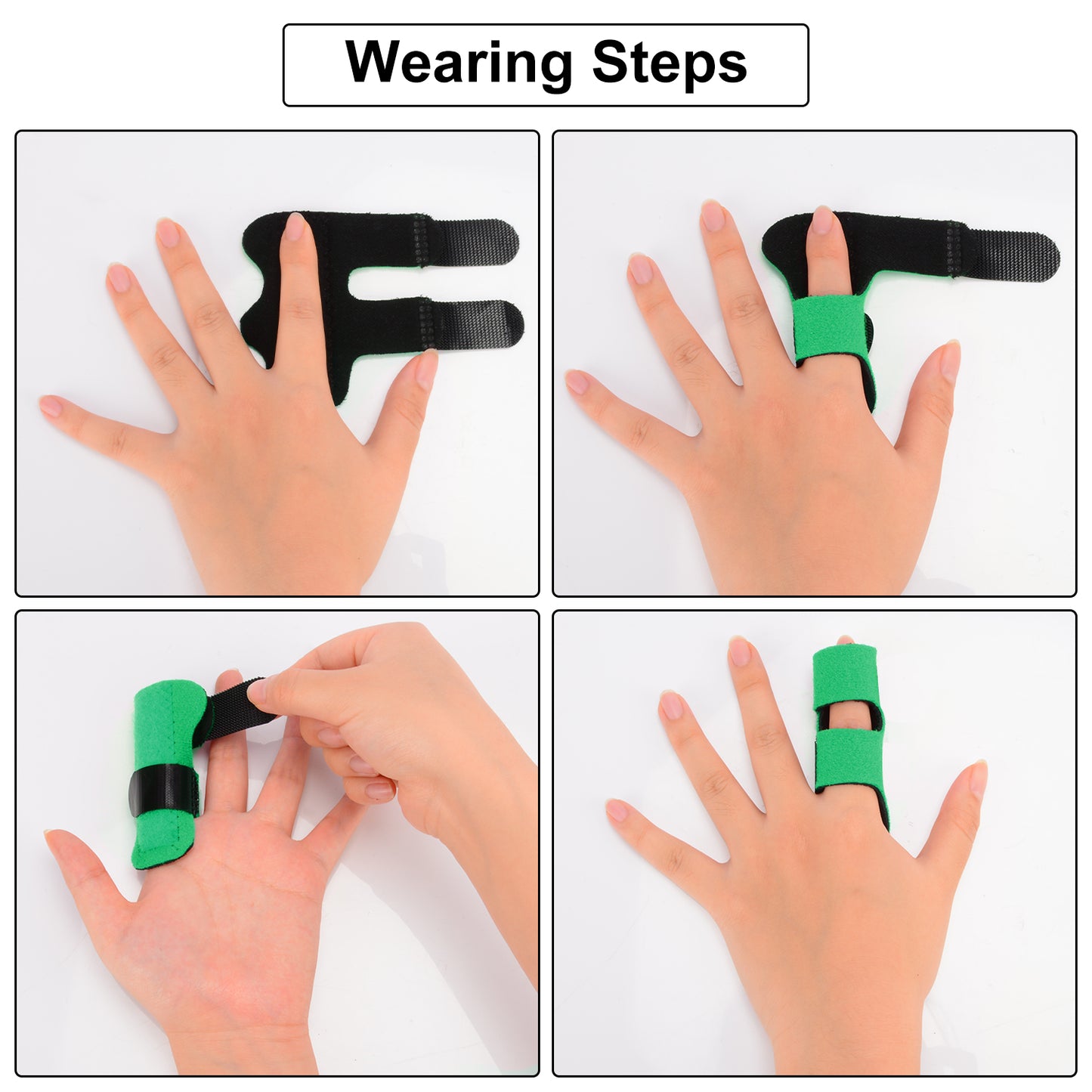 4 Pack Adjustable Finger Splint