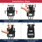 Crutch Bag with Pockets, Reflective Strip