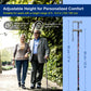 Folding Walking Cane, 5 Height Levels, Supports up to 250 lbs