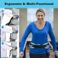 Gait Belt Transfer Aid, 7 Handles, Quick-Release Buckle