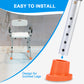 1 Inch Shower Chair Feet, Non-Slip Suction Tips, 4PCS