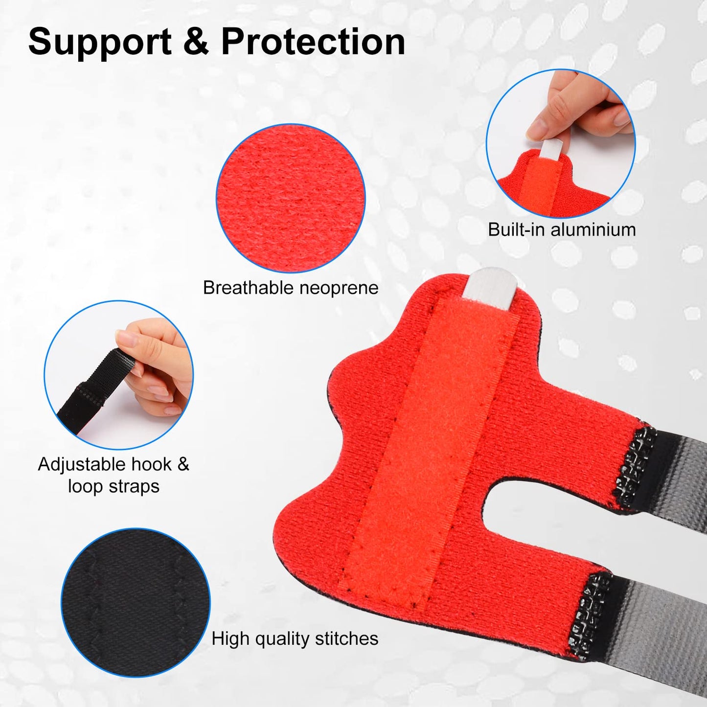 4 Pack Adjustable Finger Splint