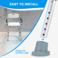 1 Inch Shower Chair Feet, Non-Slip Suction Tips, 4PCS