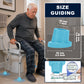 1 Inch Shower Chair Replacement Feet 4-Pack, Non-Slip Suction Rubber Tips for Bath Chairs