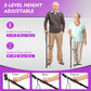 Foldable Walking Cane, Collapsible with Self-Standing Tip