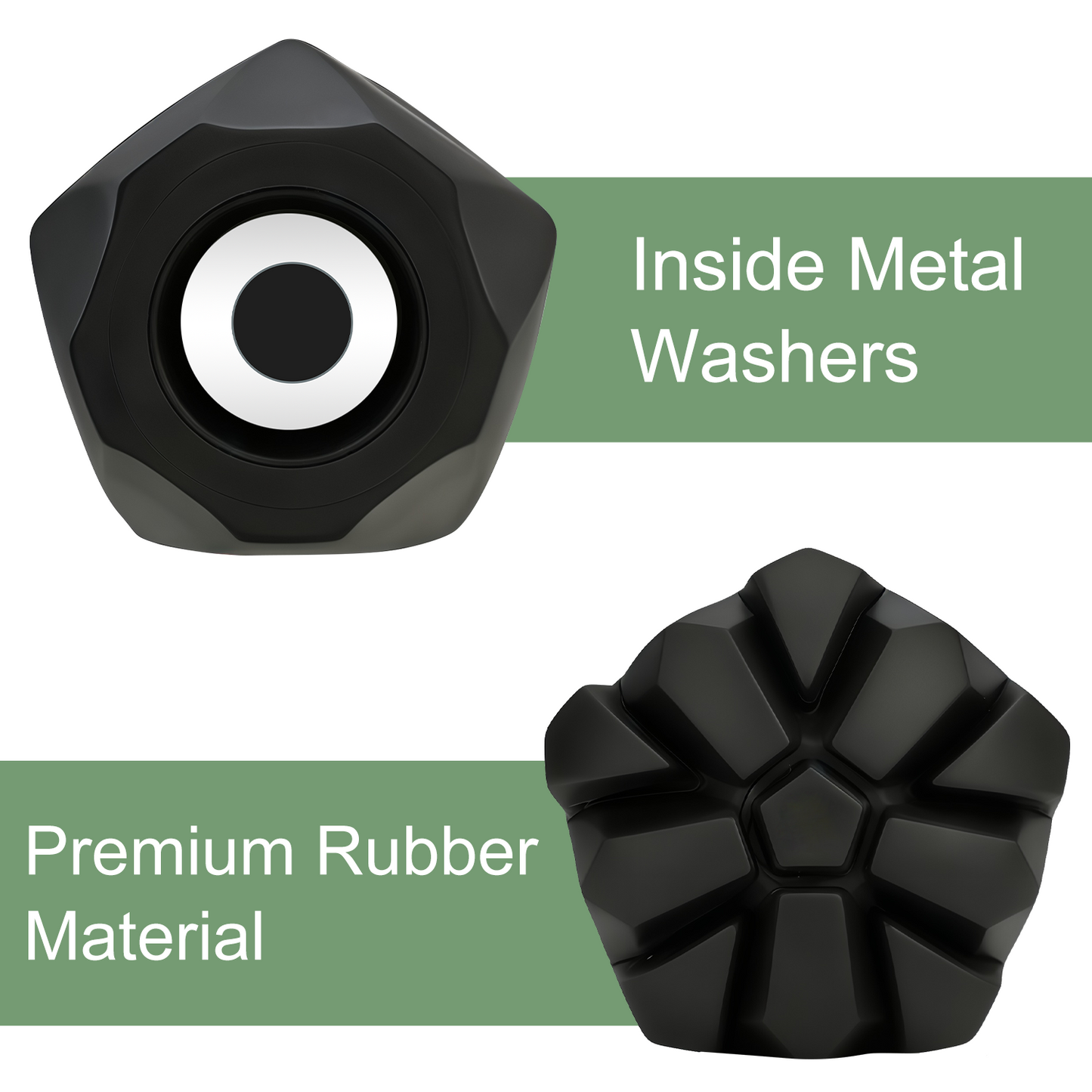 Trekking Pole Replacement Tips – Anti-Slip Rubber Ends, 8-Pack