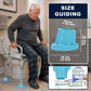 1 Inch Shower Chair Replacement Feet 4-Pack, Non-Slip Suction Rubber Tips for Bath Chairs