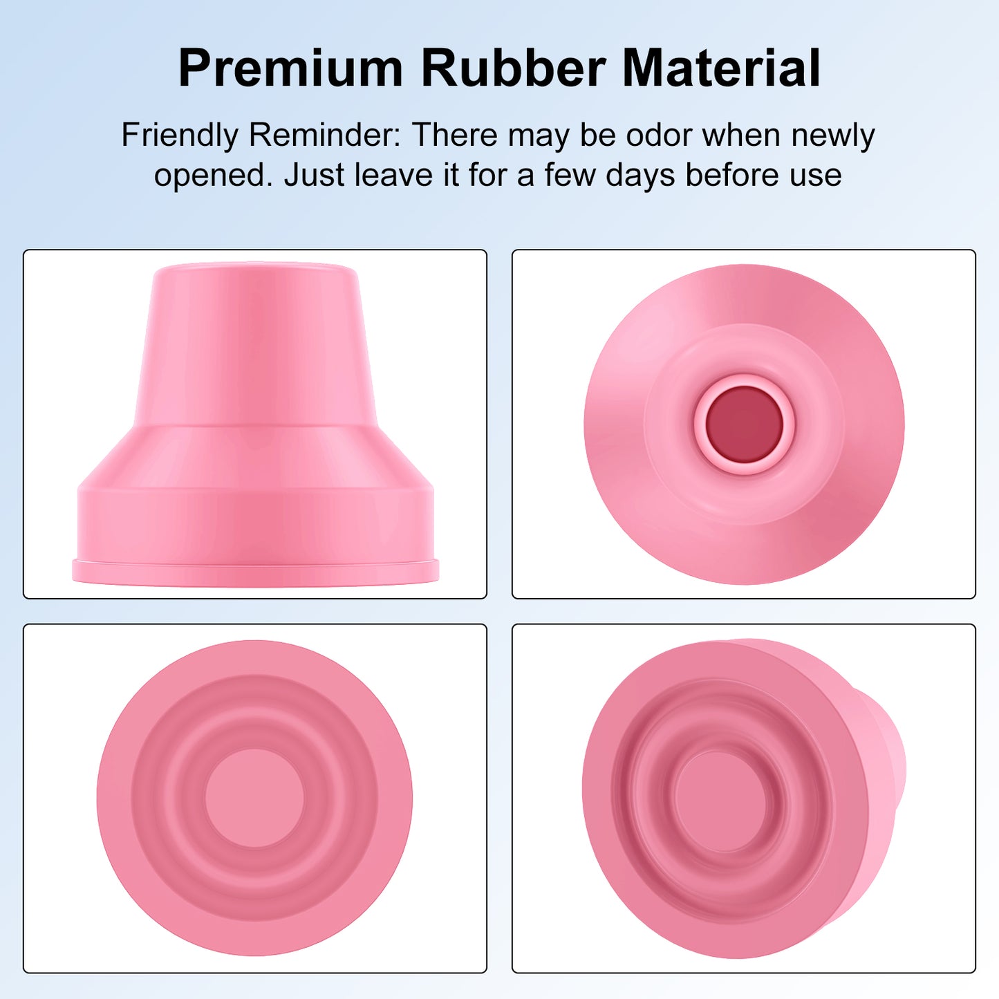 4pcs Quad Rubber Cane Tip