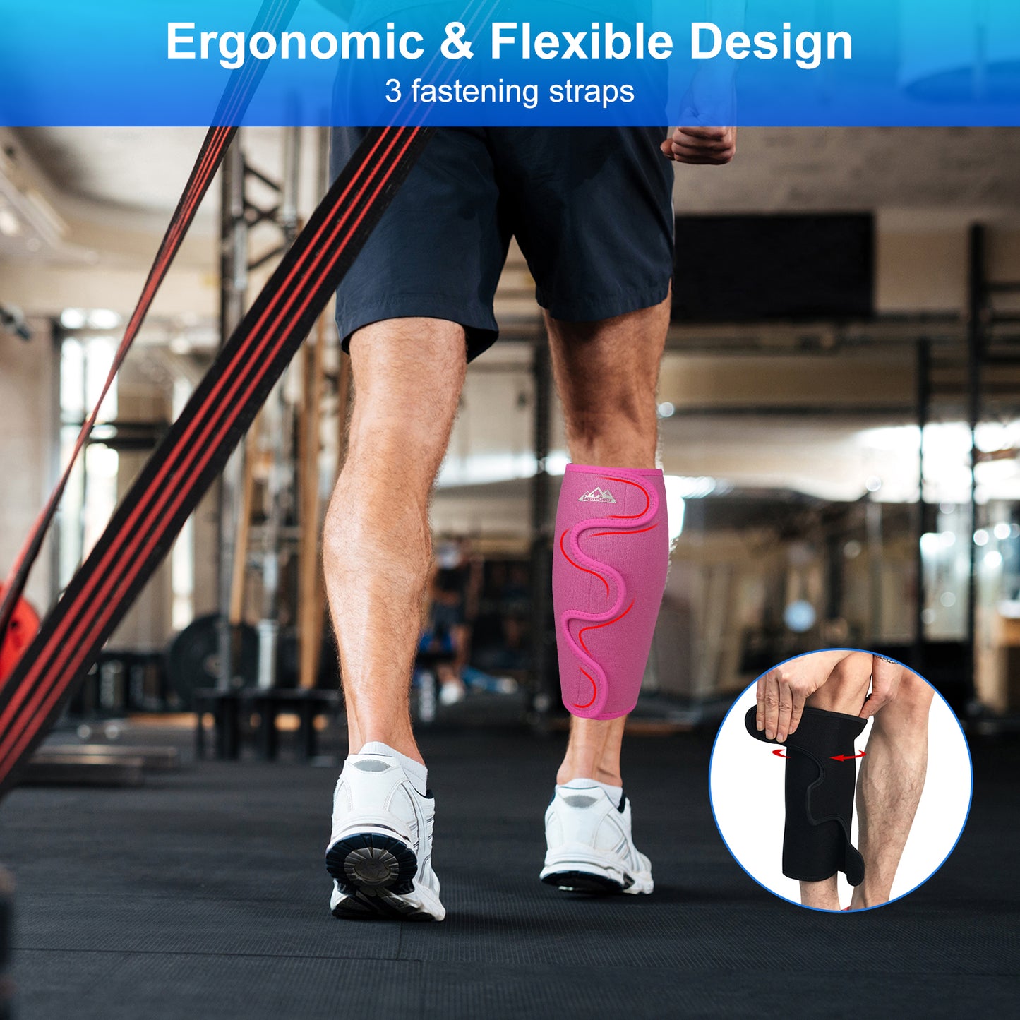 Adjustable Shin Splint Compression Calf Support Brace