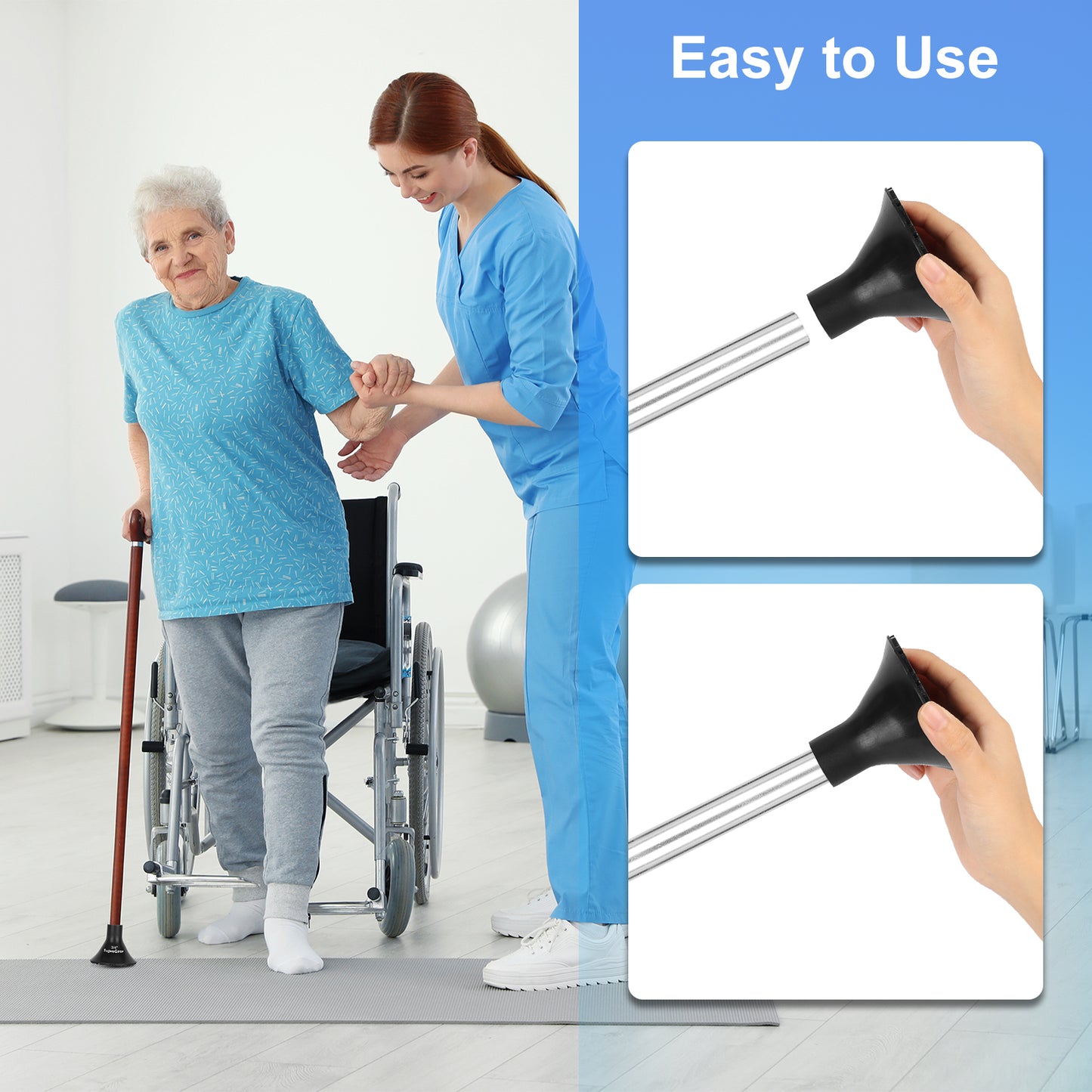 Cane Tip Replacement, 3/4 Inch