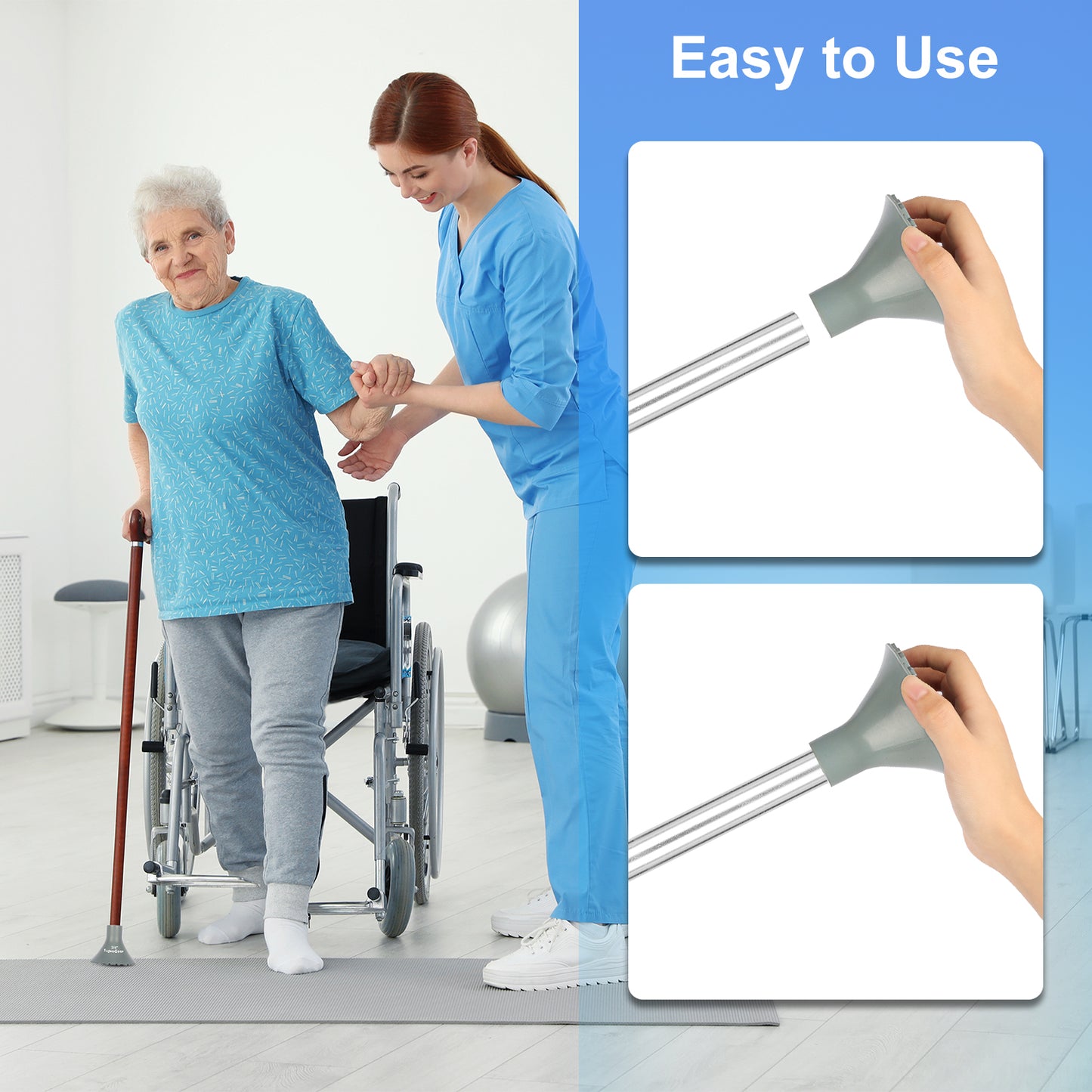 Cane Tip Replacement, 3/4 Inch