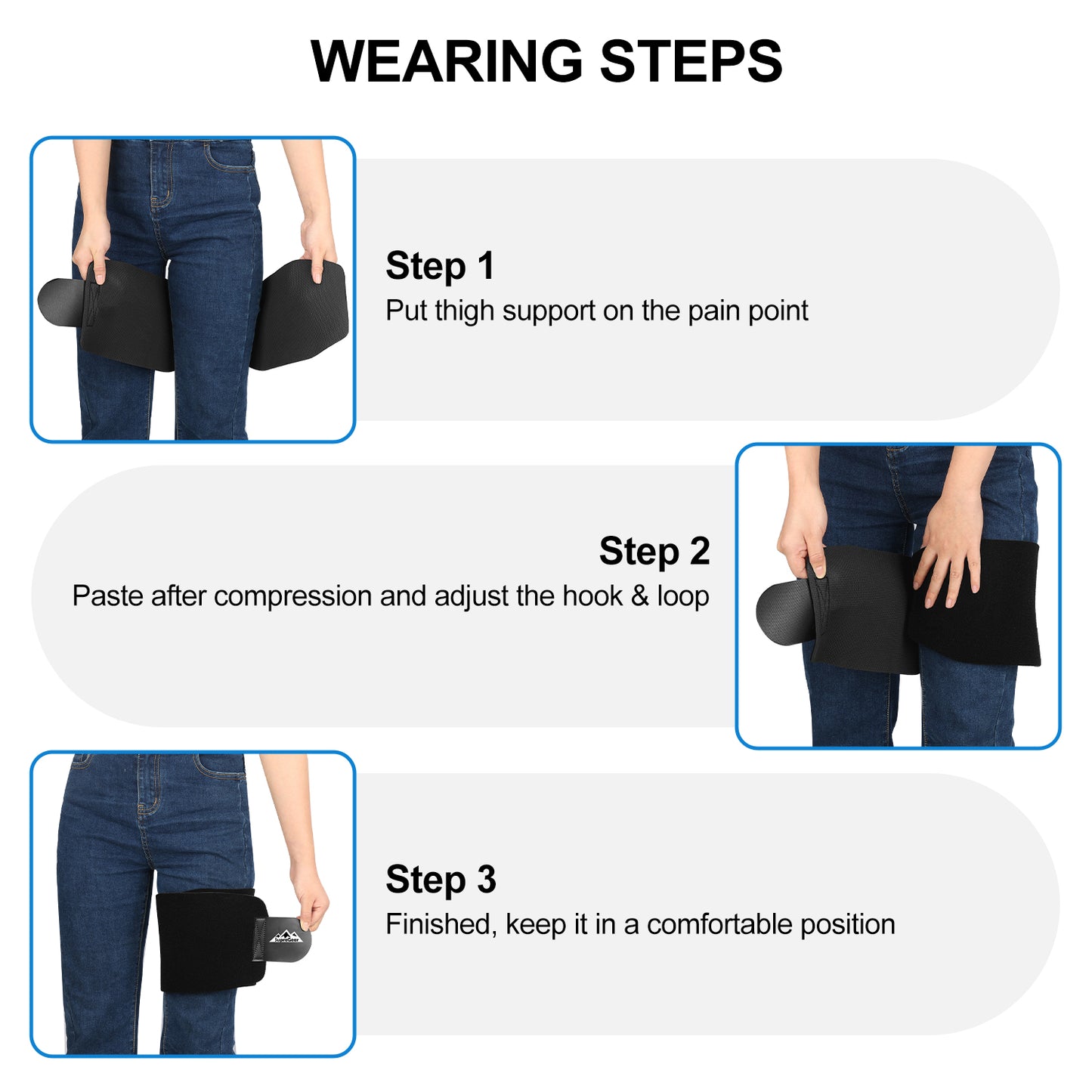 Groin Wrap Thigh Brace for Women Men Hip