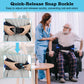 Gait Belt Transfer Aid, 7 Handles, Quick-Release Buckle