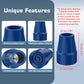 Heavy Duty 7/8" Non-Slip Cane Tips, 4-Pack