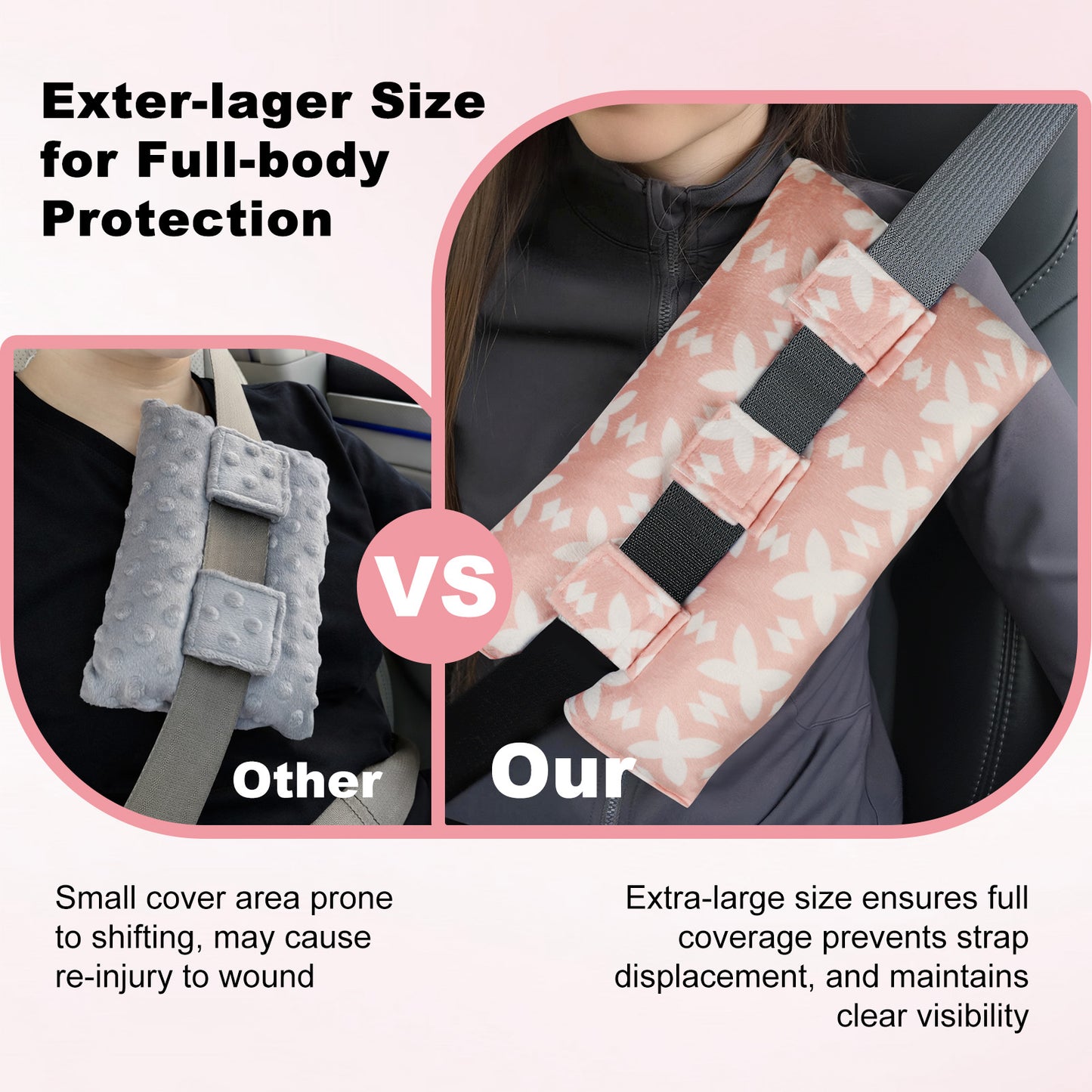 Chest Seatbelt Pillow – Soft Comfort Cushion for Travel