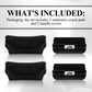 Crutch Pad & Hand Grip Covers Set – Soft Memory Foam Underarm Cushions with Non-Slip Breathable Covers for Standard Crutches, 4 Pack