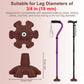 3/4 Inch Stable Six Point Non-Slip Cane Tip