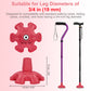 3/4 Inch Stable Six Point Non-Slip Cane Tip